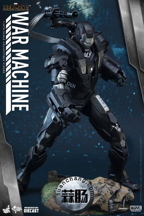 Hottoys壓鑄合金 鋼鐵俠2-戰爭機器已出貨
