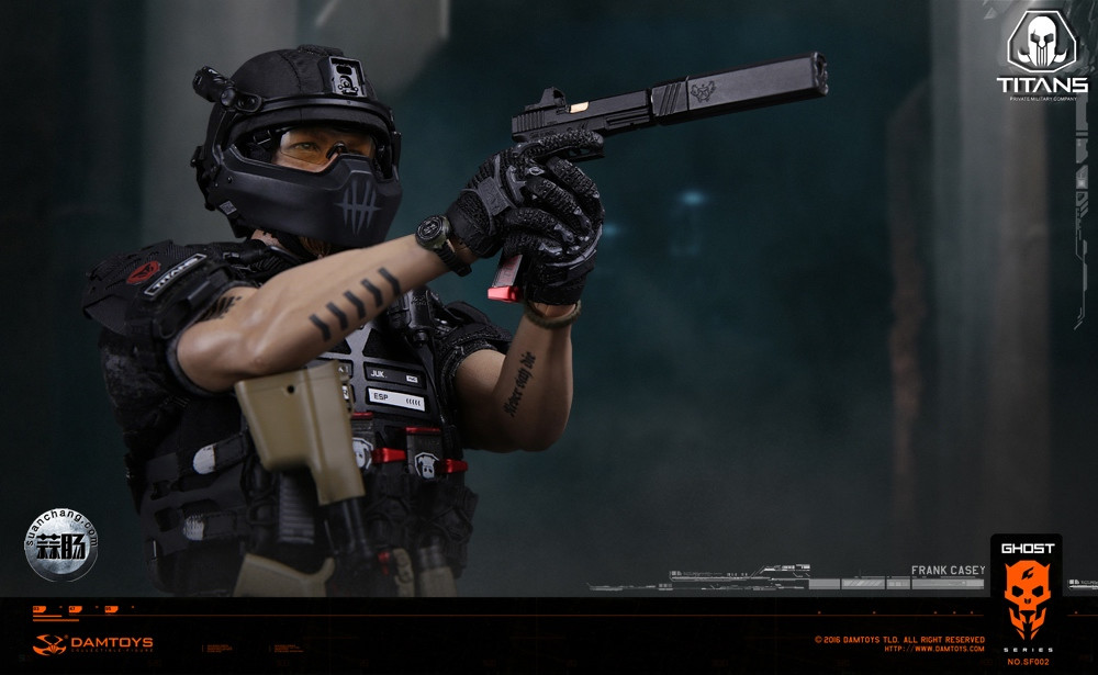 DAMTOYS 新品：1/6 幽靈系列-泰坦 軍事承包商-弗蘭克.凱西