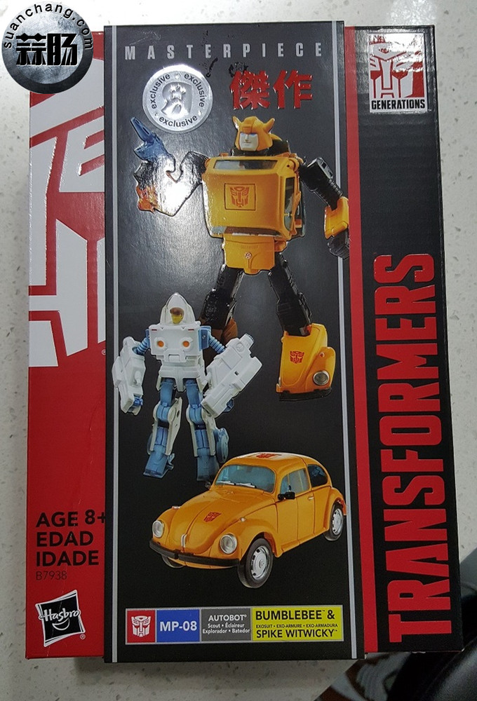 孩之寶MP杰作系列新品--MP08大黃蜂和斯派克