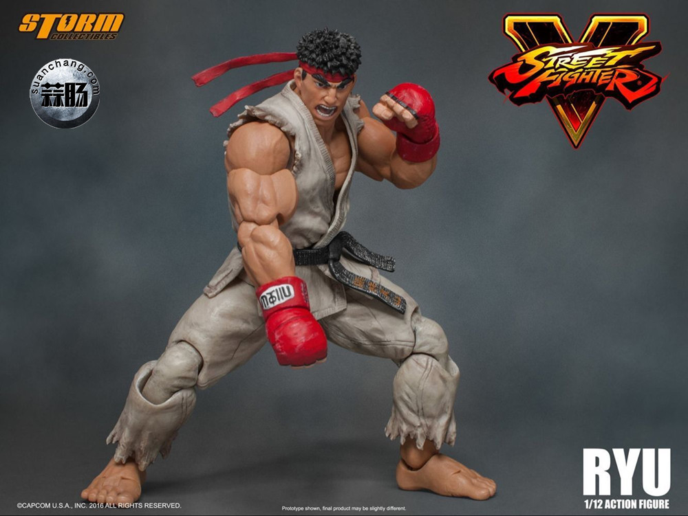 StormToys 新品預告 1:12系列 游戲 街頭霸王 RYU 可動人偶