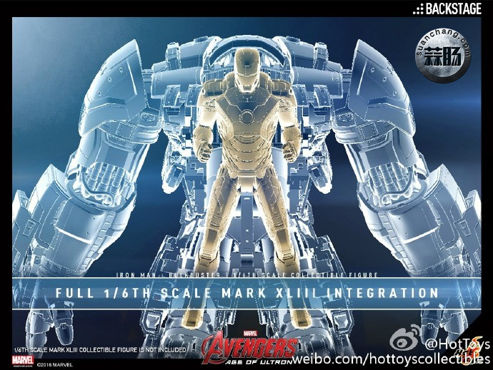 Hot Toys 1/6 復(fù)仇者聯(lián)盟2 反浩克裝甲/Hulkbuster 再次升級！