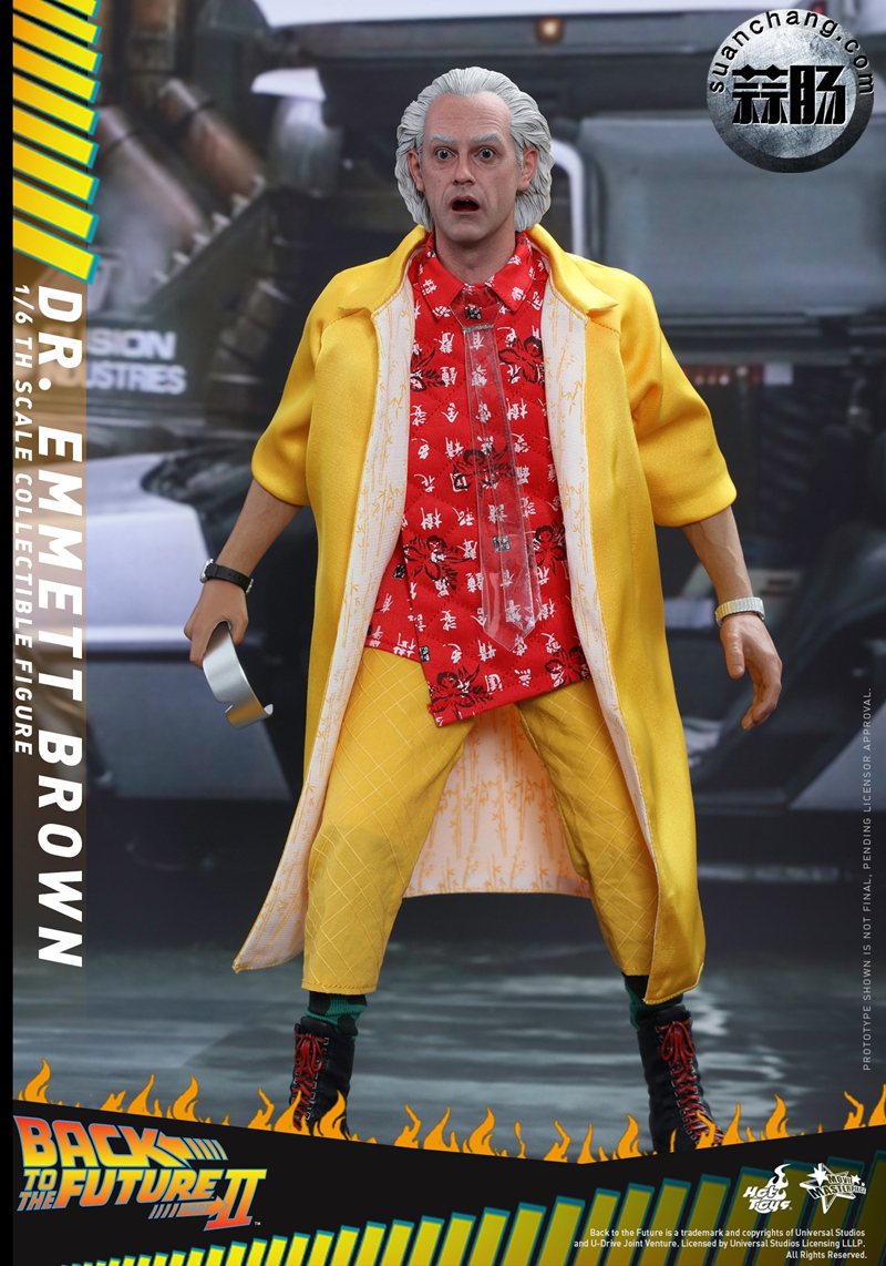 Hot Toys新品MMS380《回到未來2》-布朗博士