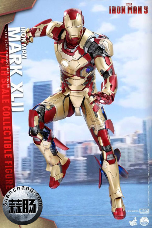 Hottoys 《鋼鐵俠3》MK42 實物圖來襲 煙熏涂裝竟是畫蛇添足？