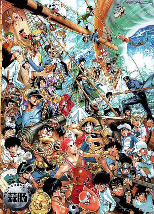《周刊少年JUMP》40周年超清海報公開 《一拳超人》作者再現深厚功力