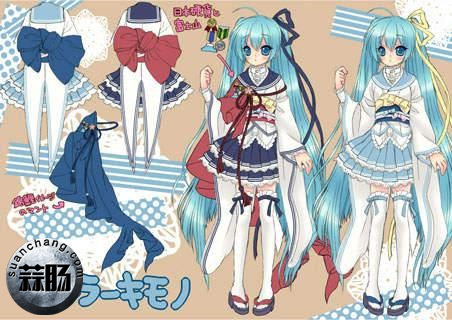 和服+水手服的風格混搭會是怎樣的效果？