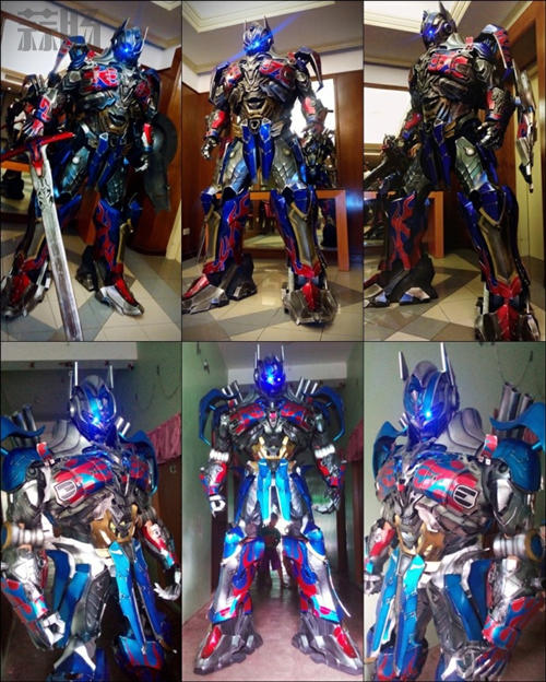 真是 *** 炸天 穿上這套衣服 秒變擎天柱