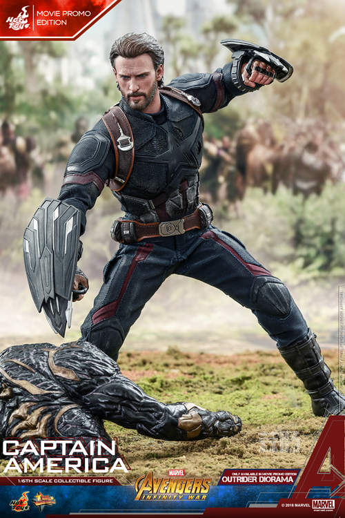 Hot Toys搶先電影《復(fù)仇者聯(lián)盟3》上映前公布 美國(guó)隊(duì)長(zhǎng)1:6比例珍 *** 偶