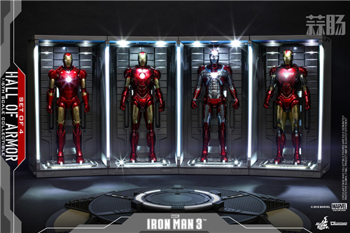 Hot Toys 《鋼鐵俠3》1:6比例還原裝甲格納庫珍藏品公布