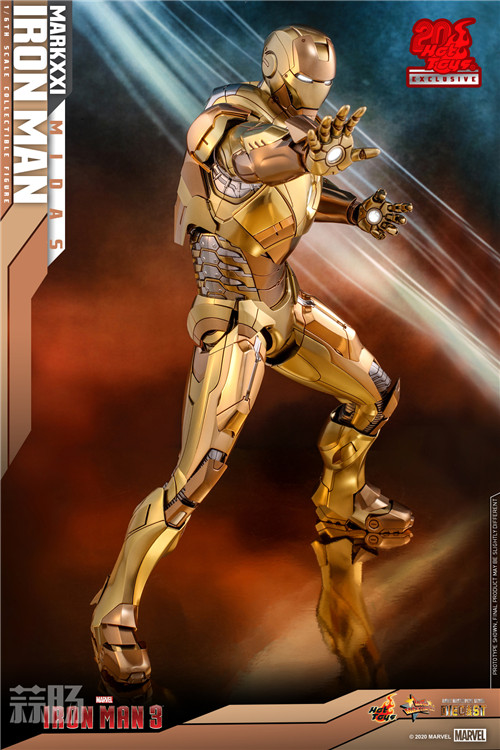 Hot Toys 天貓雙11《鋼鐵俠3》MARK 21 Midas 1:6比例合金珍 *** 偶