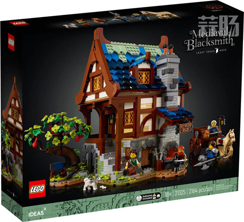 樂高推出Castle系列21325中世紀鐵匠小屋套裝