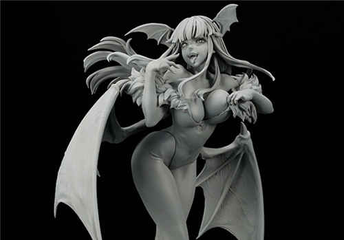 壽屋公開BISHOUJO《惡魔戰士》莫莉卡灰模官圖