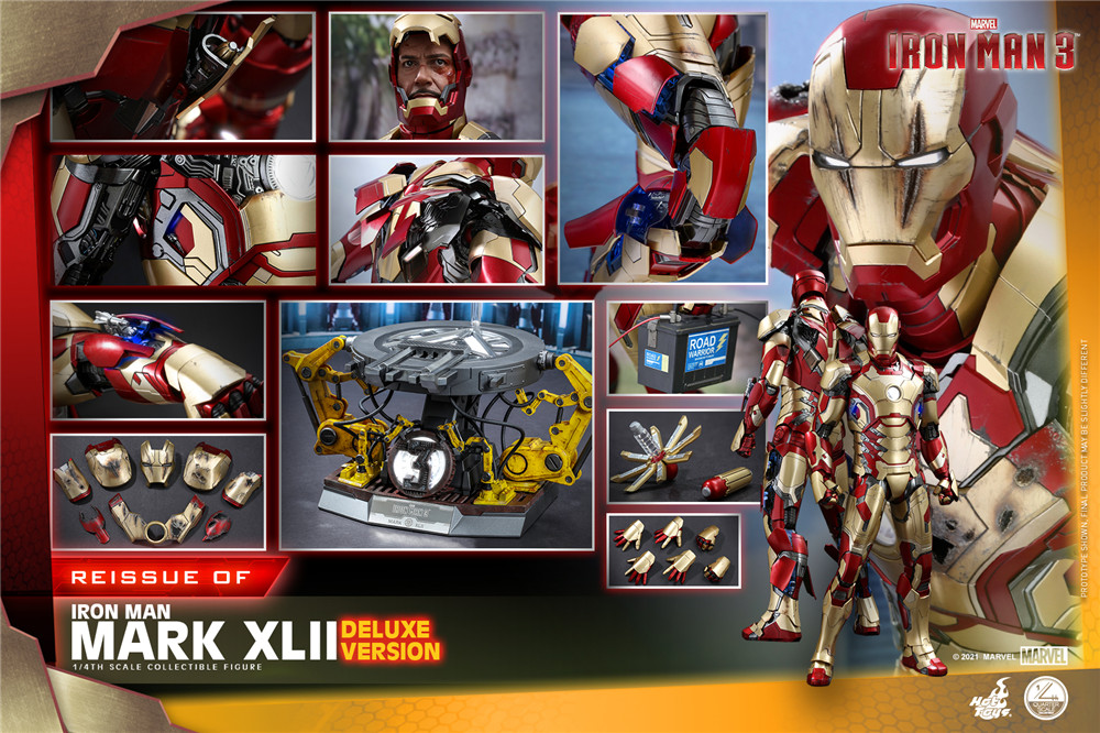 Hot Toys - Iron Man 3 - 1-4 Iron Man Mark XLII collectible figure_PR18.jpg