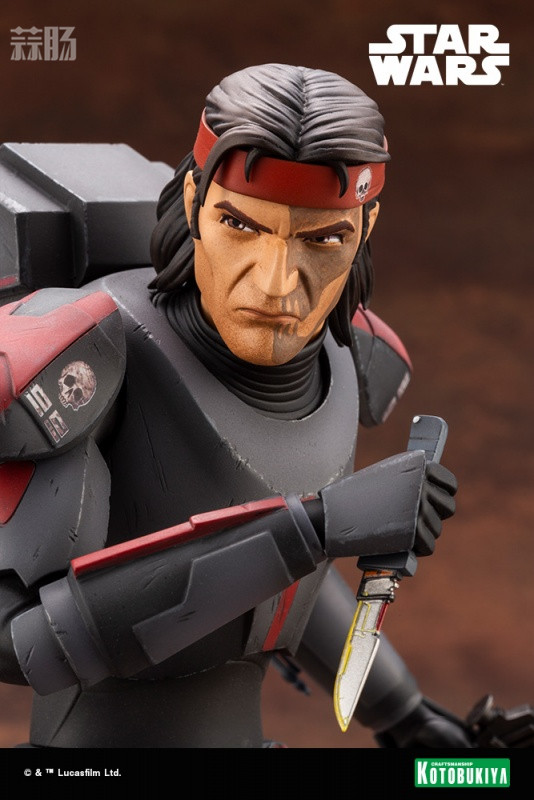 壽屋推出ARTFX《星球大戰：異等小隊》獵人1/7手辦