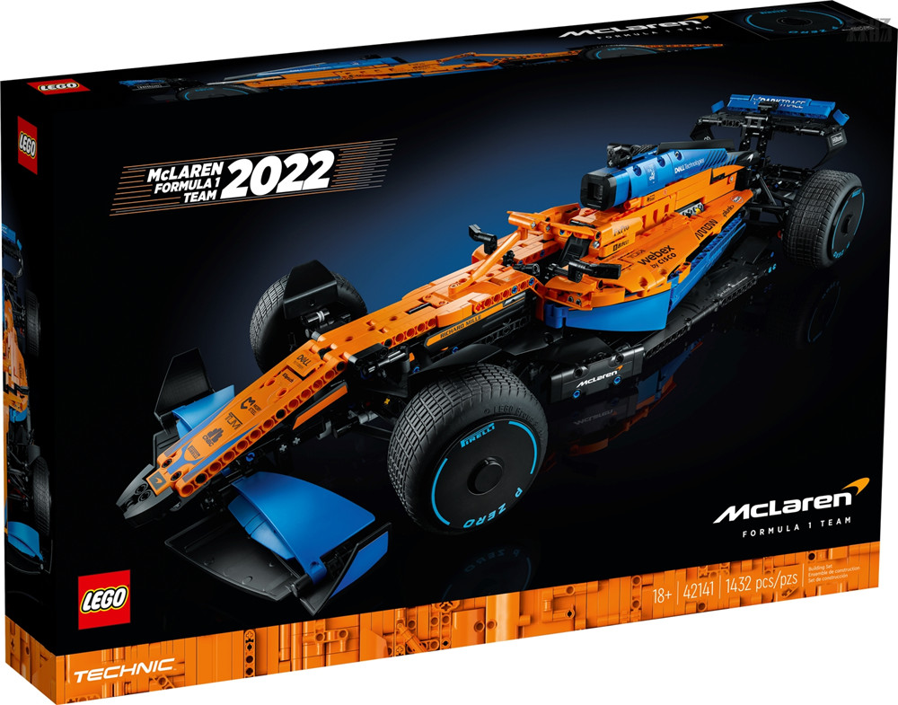 樂高推出科技系列LEGO-42141邁凱倫F1方程式賽車積木套裝