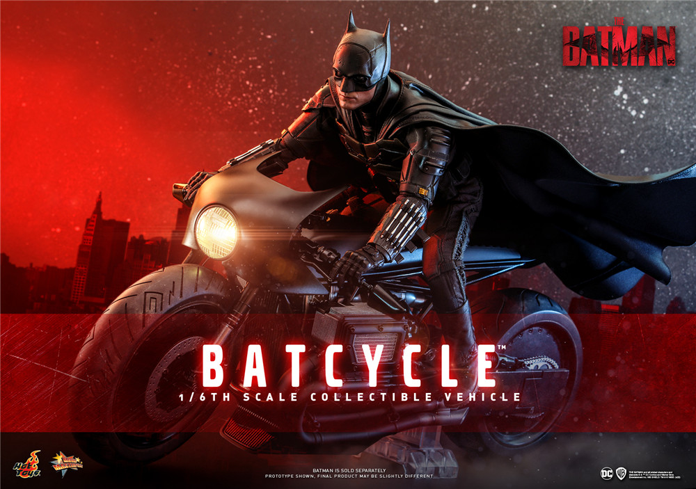 Hot Toys 發布 DC 《新蝙蝠俠》蝙蝠電單車1:6比例珍藏車