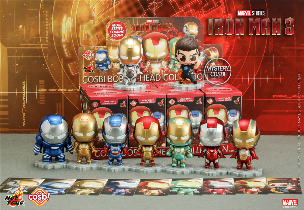 Hot Toys發布《鋼鐵俠3》電影裝甲系列Co *** i 盲盒第二彈