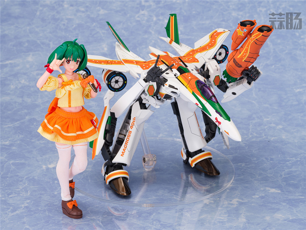 青島社推出ACKS MC-10《超時(shí)空要塞F》VF-25F 彌賽亞 蘭花·李 40周年紀(jì)念配色Ver.拼裝模型