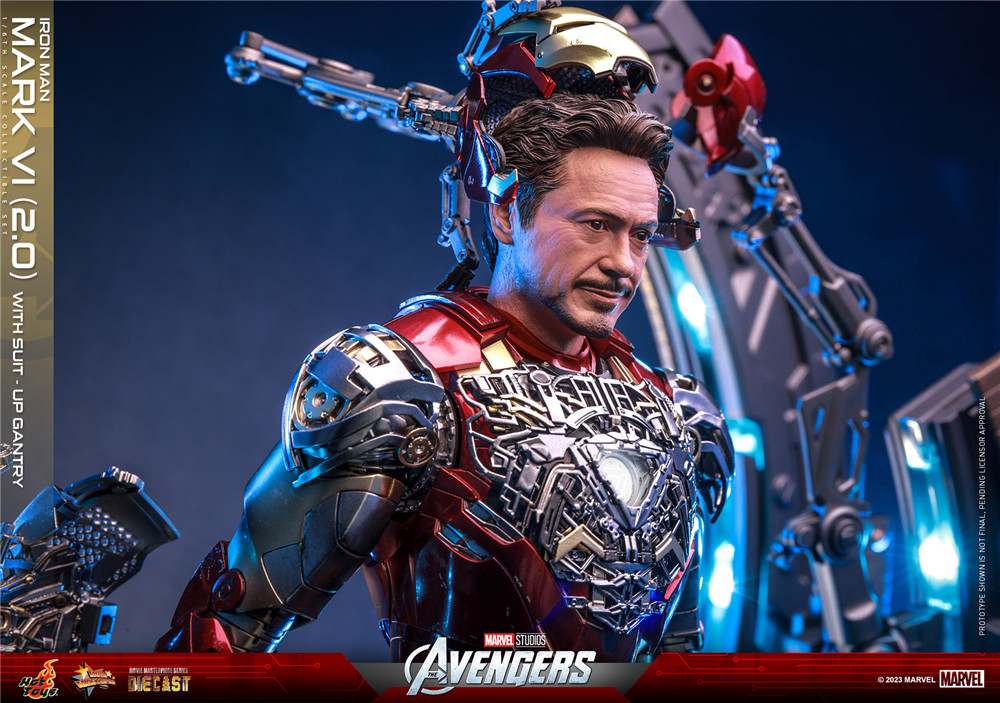 Hot Toys推出《復仇者聯盟》鋼鐵俠Mark 6 (2.0) 連拆甲臺 1:6比例珍藏套裝