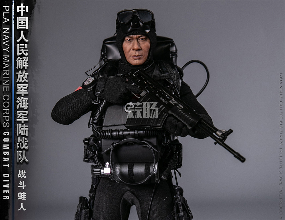 DAMTOYS推出中國人民 *** 海軍陸戰隊 戰斗蛙人 1/6可動人偶