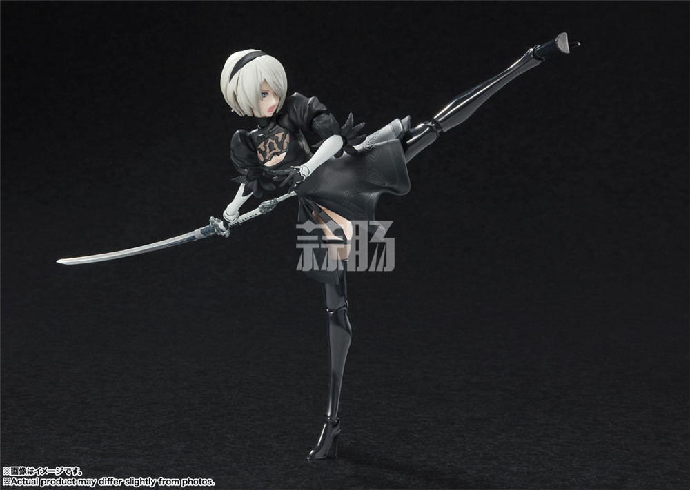 萬代推出SHF《尼爾 自動人形Ver.1.1a》2B 可動人偶