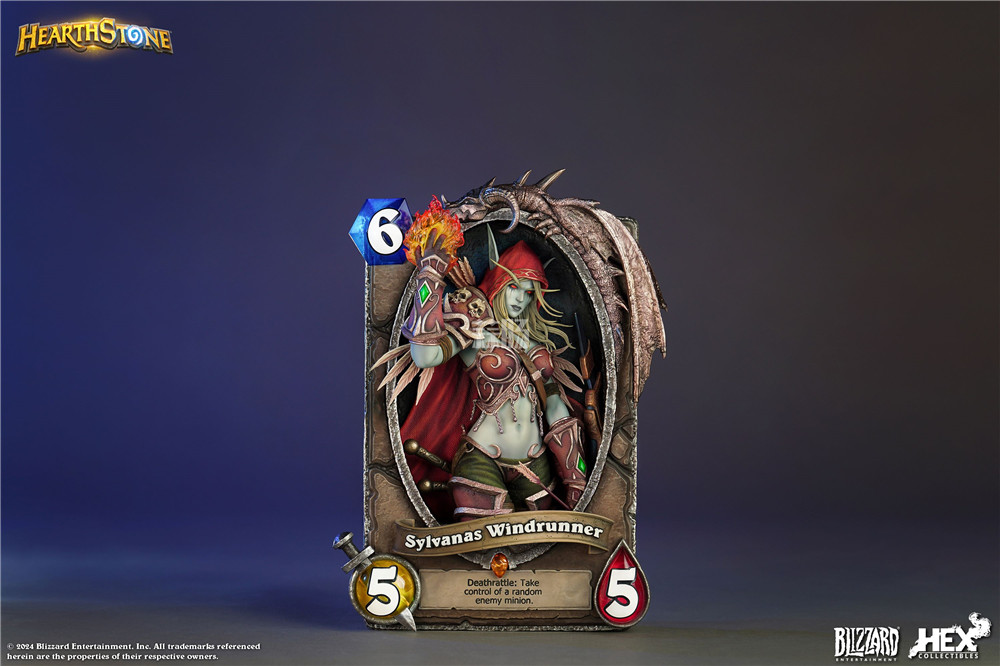 HEX Collectibles推出《爐石傳說》希爾瓦娜斯 卡牌藝術相框