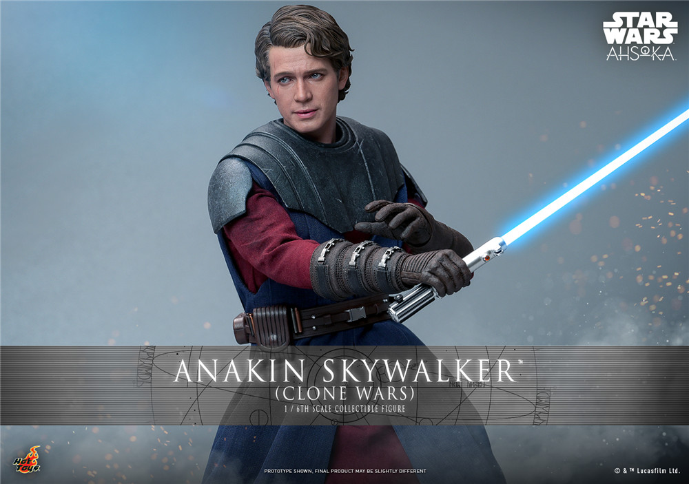 Hot Toys推出《阿索卡》安納金·天行者(克隆人戰爭) 1:6人偶