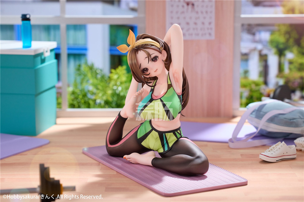 Hobby·sakura推出畫(huà)師きんく原創(chuàng)插畫(huà)“瑜伽少女”1/7手辦
