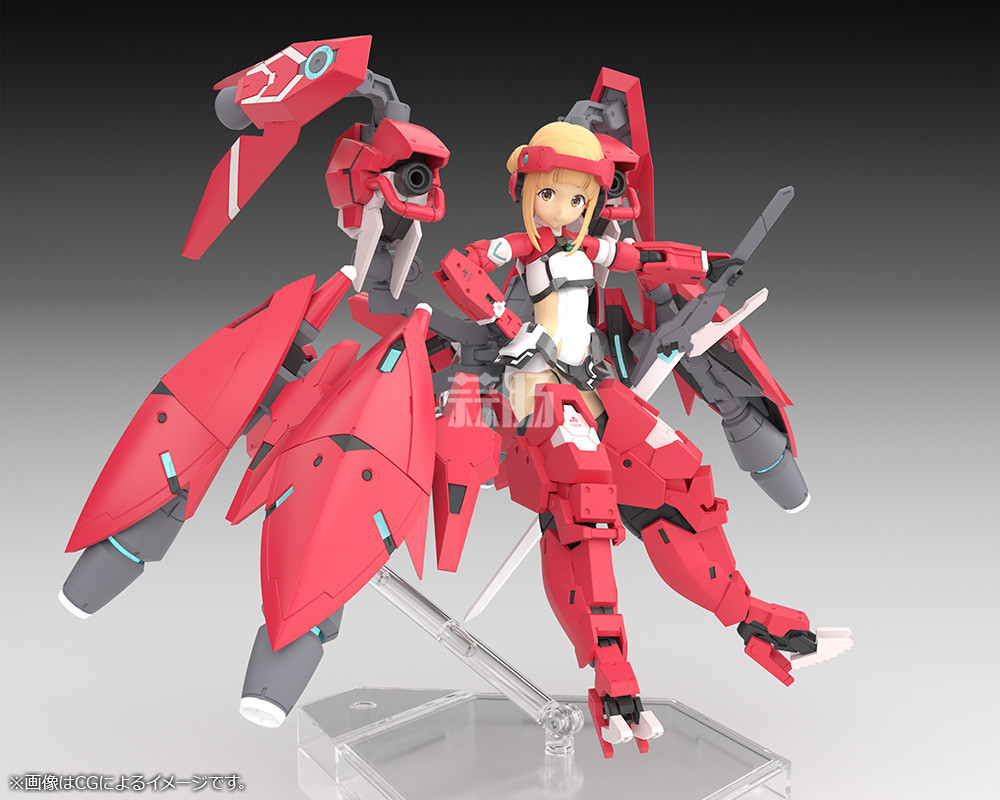壽屋推出女神裝置《機甲愛麗絲 Expansion》高幡長閑 師門 拼裝人偶