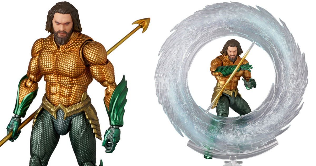 Medicom Toy推出MAFEX-267《海王2》海王（金綠戰衣）可動人偶