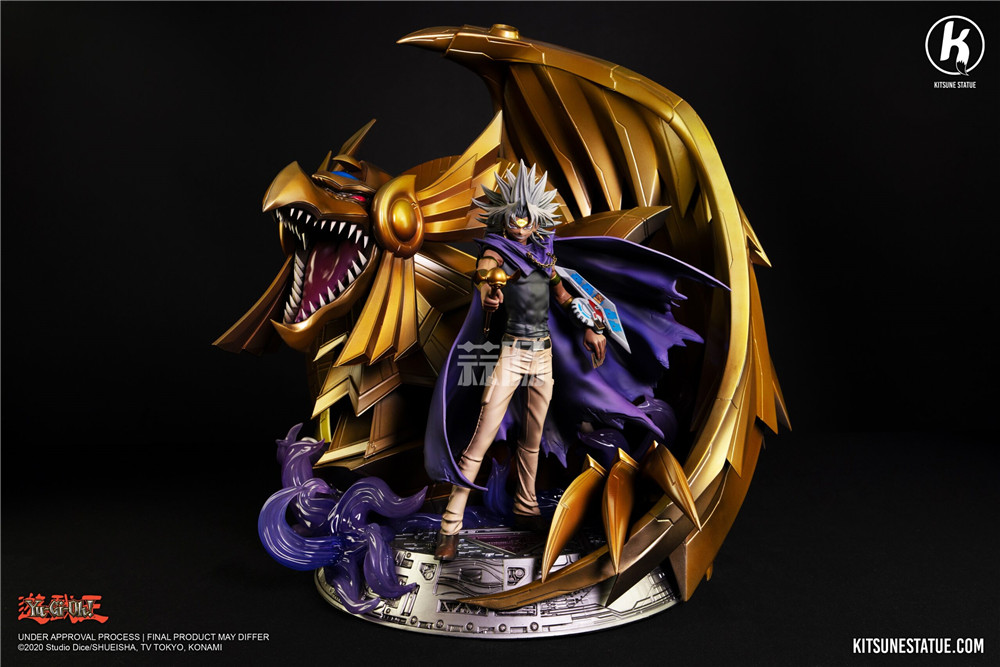 Kitsune Statue推出《游戲王》暗之馬利克與太陽神的翼神龍1/7雕像