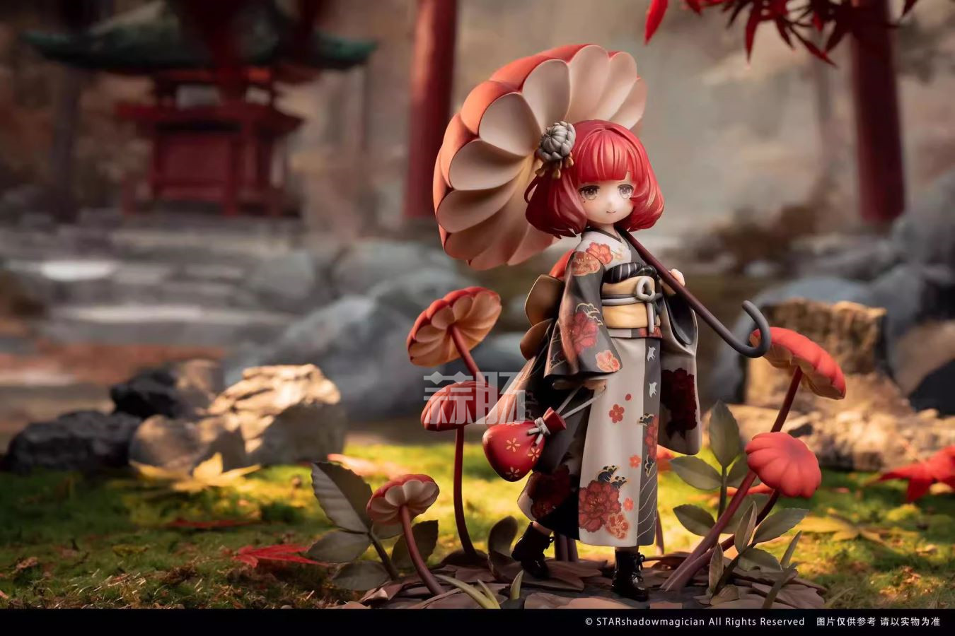逆轉工作室推出“菇娘”系列No.6 紅蓋小皮傘 1/1手辦