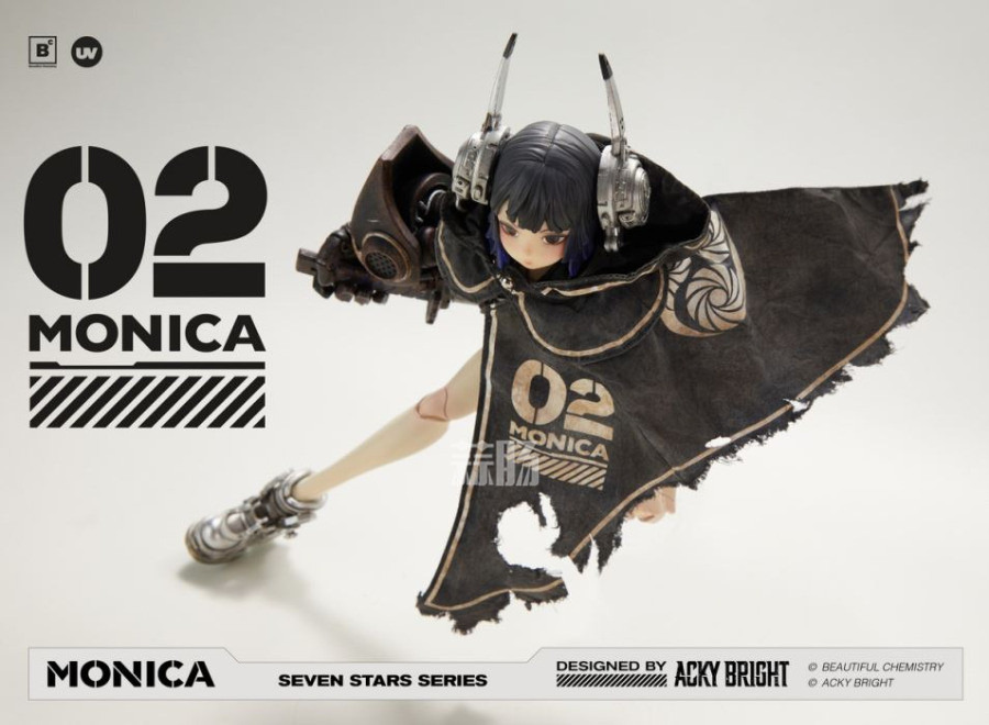 BC聯(lián)動Underverse推出Seven Stars系列02號“莫妮卡”1/6可動人偶