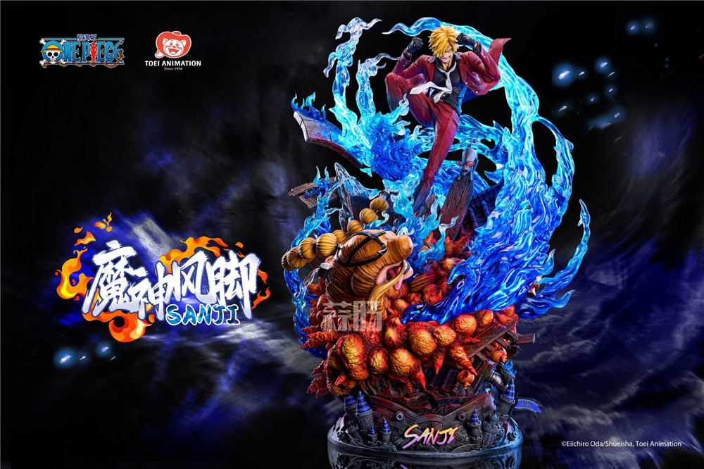東映動畫推出《海賊王》魔神風(fēng)腳·山治 收藏級1/6雕像